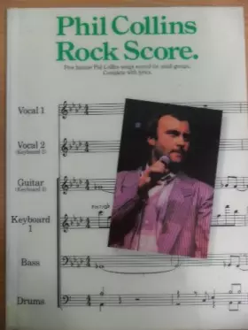 Couverture du produit · Phil Collins rock score: [five famous Phil Collins songs scored for small groups]