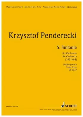 Couverture du produit · 5. Sinfonie: für Orchester. Orchestra. Partition d'étude.