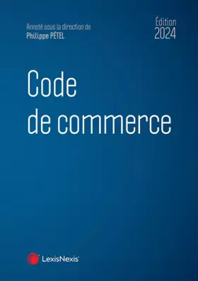 Couverture du produit · Code de commerce 2024