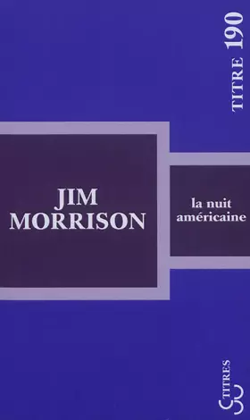 Couverture du produit · NUIT AMERICAINE (LA)