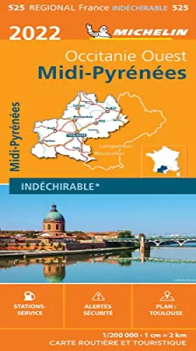 Couverture du produit · Carte Régionale Midi-Pyrénées 2022