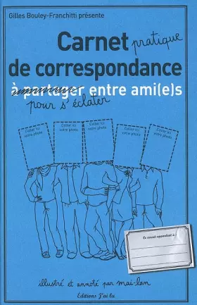 Couverture du produit · Carnet de correspondance à partager entre ami(e)s