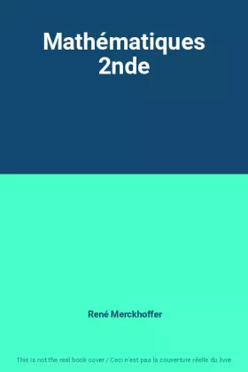 Couverture du produit · Mathématiques 2nde