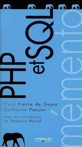 Couverture du produit · PHP et SQL