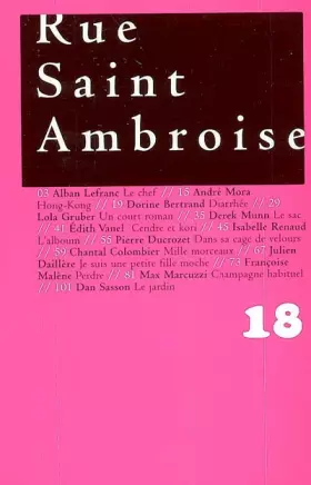 Couverture du produit · 18 Rue Saint Ambroise