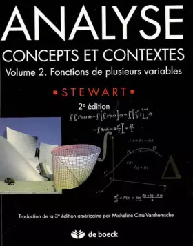Couverture du produit · Analyse, concepts et contextes : Volume 2, Fonctions de plusieurs variables
