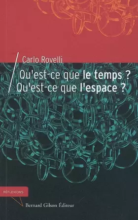 Couverture du produit · Qu'est-ce que le temps ? Qu'est-ce que l'espace ?
