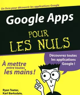Couverture du produit · GOOGLE APPS POUR LES NULS