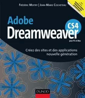 Couverture du produit · Adobe Dreamweaver CS4 : créez des sites et des applications nouvelle génération