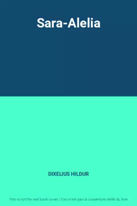 Couverture du produit · Sara-Alelia