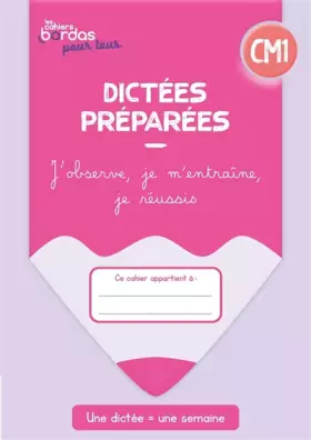 Couverture du produit · Dictées préparées CM1