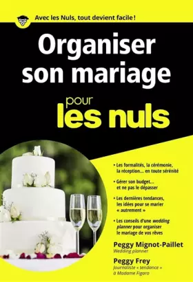 Couverture du produit · Organiser son mariage pour les Nuls poche