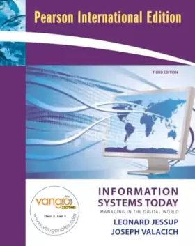 Couverture du produit · Information Systems Today: Managing in the Digital World: International Edition