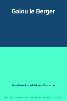 Couverture du produit · Galou le Berger