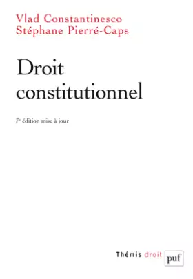 Couverture du produit · Droit constitutionnel