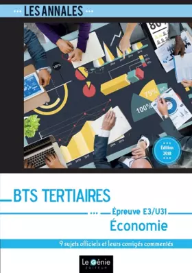 Couverture du produit · Economie épreuve E3-U31 BTS Tertiaires