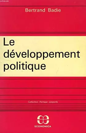 Couverture du produit · Le Développement politique