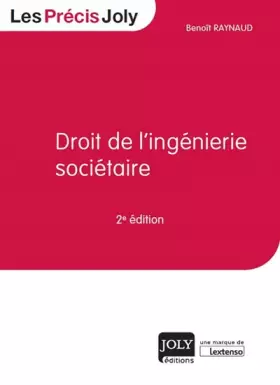 Couverture du produit · DROIT DE L'INGÉNIERIE SOCIÉTAIRE - 2ÈME ÉDITION