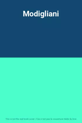 Couverture du produit · Modigliani