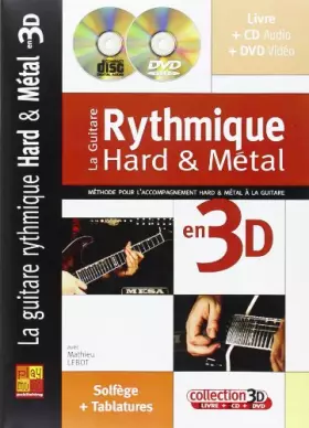 Couverture du produit · Lebot La Guitare Rythmique Hard & Metal En 3D Guitar Bk/Cd/Dvd French