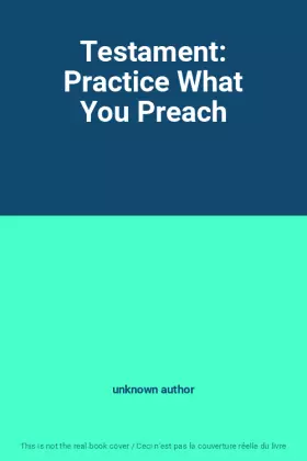 Couverture du produit · Testament: Practice What You Preach