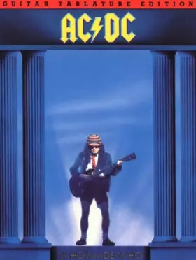 Couverture du produit · Ac/Dc: Who Made Who: Tab Edition Only