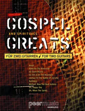 Couverture du produit · Gospel and Spiritual Greats für zwei Gitarren (Noten)