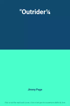 Couverture du produit · "Outrider¼