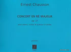 Couverture du produit · CONCERT RE OP.21 PARTITION AVEC PIANO MUSIQUE D'ENSEMBLE