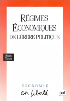 Couverture du produit · Régimes économiques de l'ordre politique