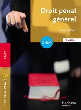 Couverture du produit · Fondamentaux - Droit pénal général 2024