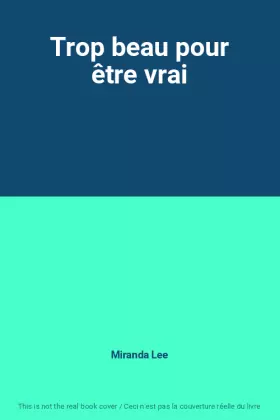 Couverture du produit · Trop beau pour être vrai