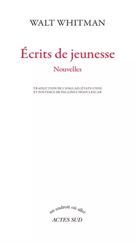 Couverture du produit · Ecrits de jeunesse: Nouvelles
