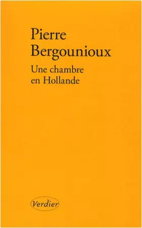 Couverture du produit · Une chambre en Hollande
