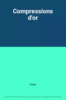 Couverture du produit · Compressions d'or