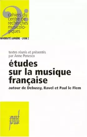 Couverture du produit · cahiers centre recherche music