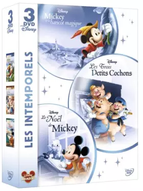 Couverture du produit · Les intemporels Disney : Les 3 petits cochons + Mickey et le haricot magique + Le Noël de Mickey - coffret 3 DVD