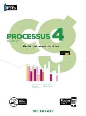 Couverture du produit · Processus 4 - Gestion des relations sociales BTS Comptabilité Gestion (CG) (2020) - Pochette élève