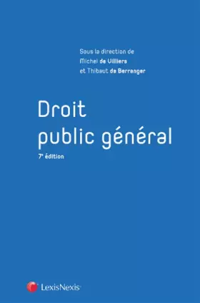 Couverture du produit · Droit public général
