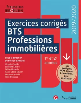 Couverture du produit · Exercices corrigés du BTS Professions immobilières