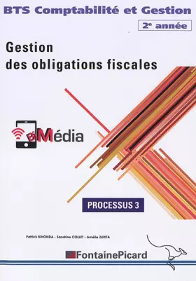 Couverture du produit · Processus 3 Gestion des obligations fiscales BTS CG 2e année