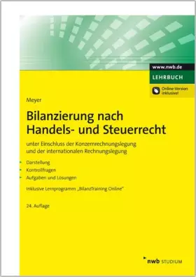 Couverture du produit · Bilanzierung nach Handels- und Steuerrecht: unter Einschluss der Konzernrechnungslegung und der internationalen Rechnungslegung