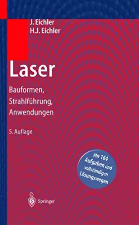 Couverture du produit · Laser. Bauformen, Strahlführung, Anwendungen