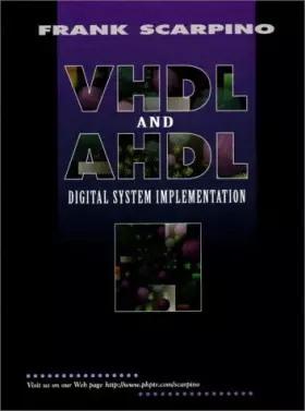 Couverture du produit · VHDL and AHDL Digital System Implementation