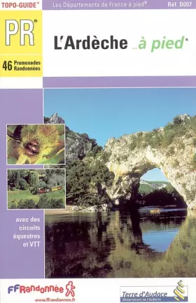 Couverture du produit · L'Ardèche à pied