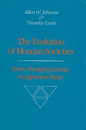 Couverture du produit · Evolution of Human Societies: From Foraging Group to Agrarian State