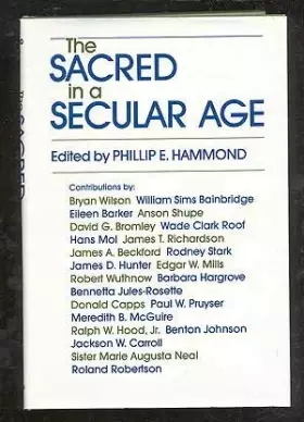 Couverture du produit · The Sacred in a Secular Age: Toward Revision in the Scientific Study of Religion