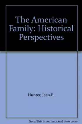Couverture du produit · The American Family: Historical Perspectives