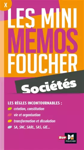 Couverture du produit · Les mini memos Foucher - Sociétés