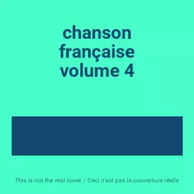 Couverture du produit · chanson française volume 4